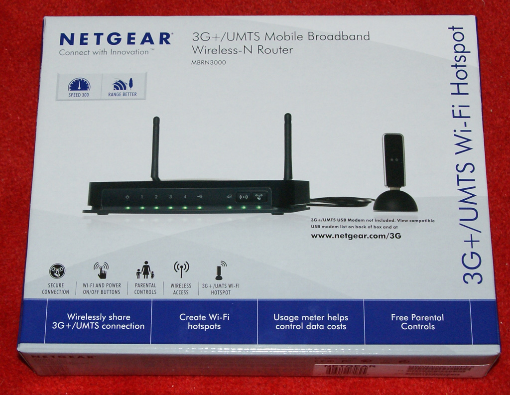 Netgear MBRN3000 4G/3G Router Schachtel