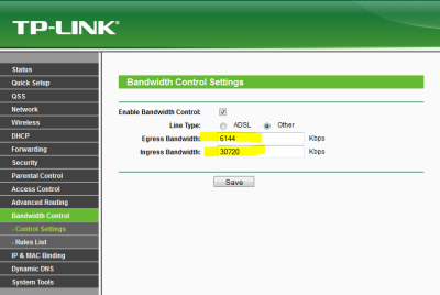 TL-MR3420 Geschwindigkeit