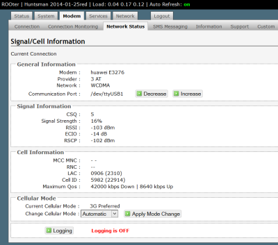 Huawei E3276-TP-Link TL-MR3420 v1