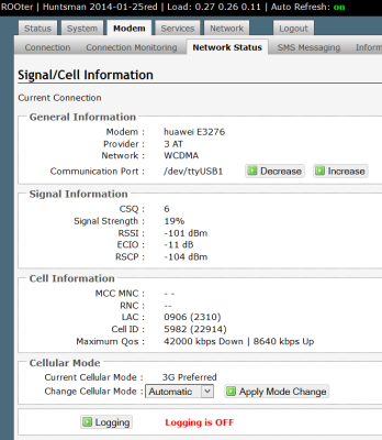 Huawei E3276-TP-Link TL-WR1043N ND v2
