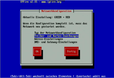 IPFire Treiber und Klarten